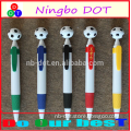 2015 selling best Cheapest plastic promotional football pen logo printed